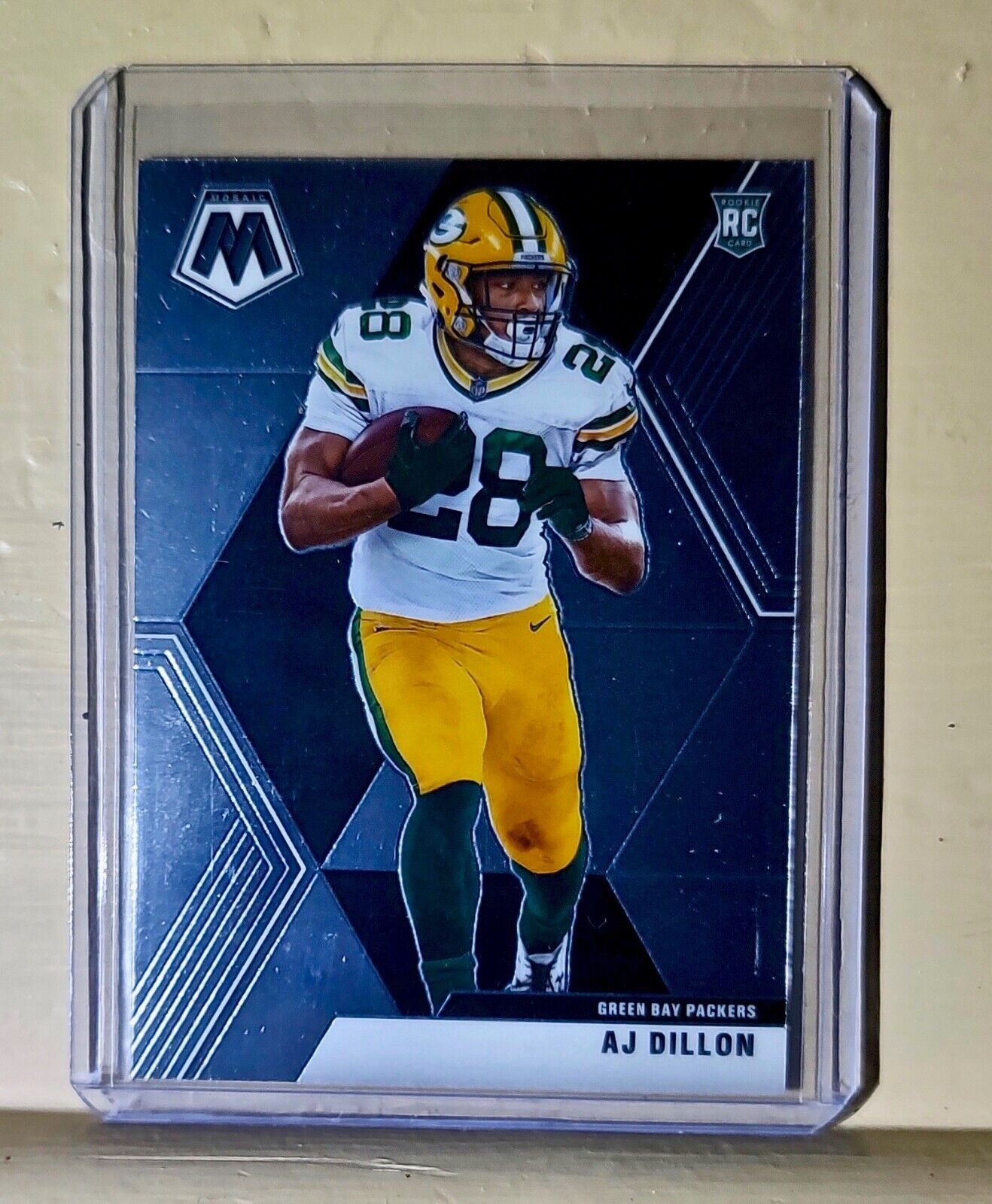 AJ Dillon 2020 Panini Mosaic #226 NFL Rookie Football Card Packers