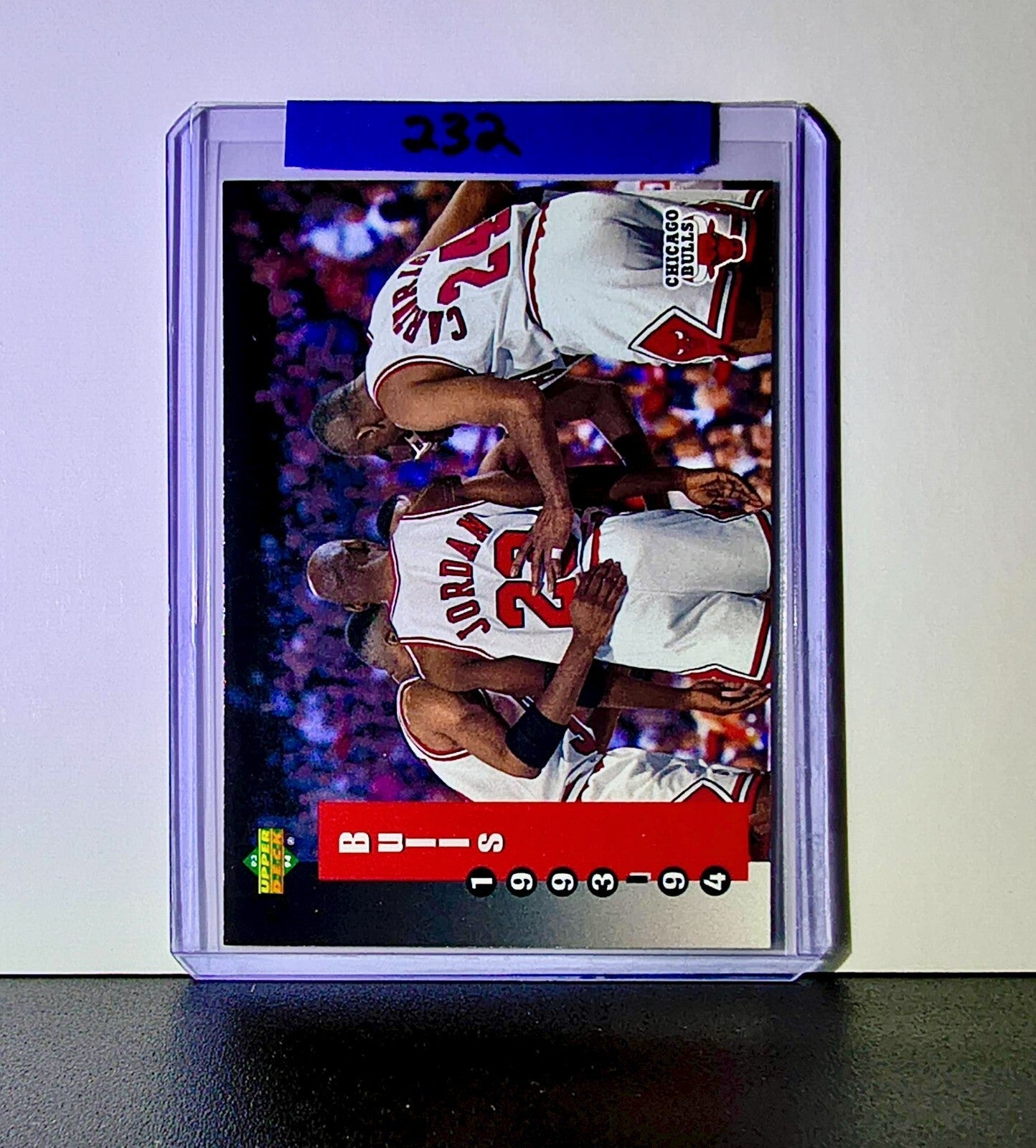 Michael Jordan 1993-94 Upper Deck Bulls Schedule #213 Basketball Card Bulls