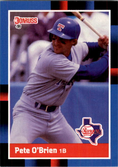 1988 Pete O'Brien Donruss Baseball Card #284