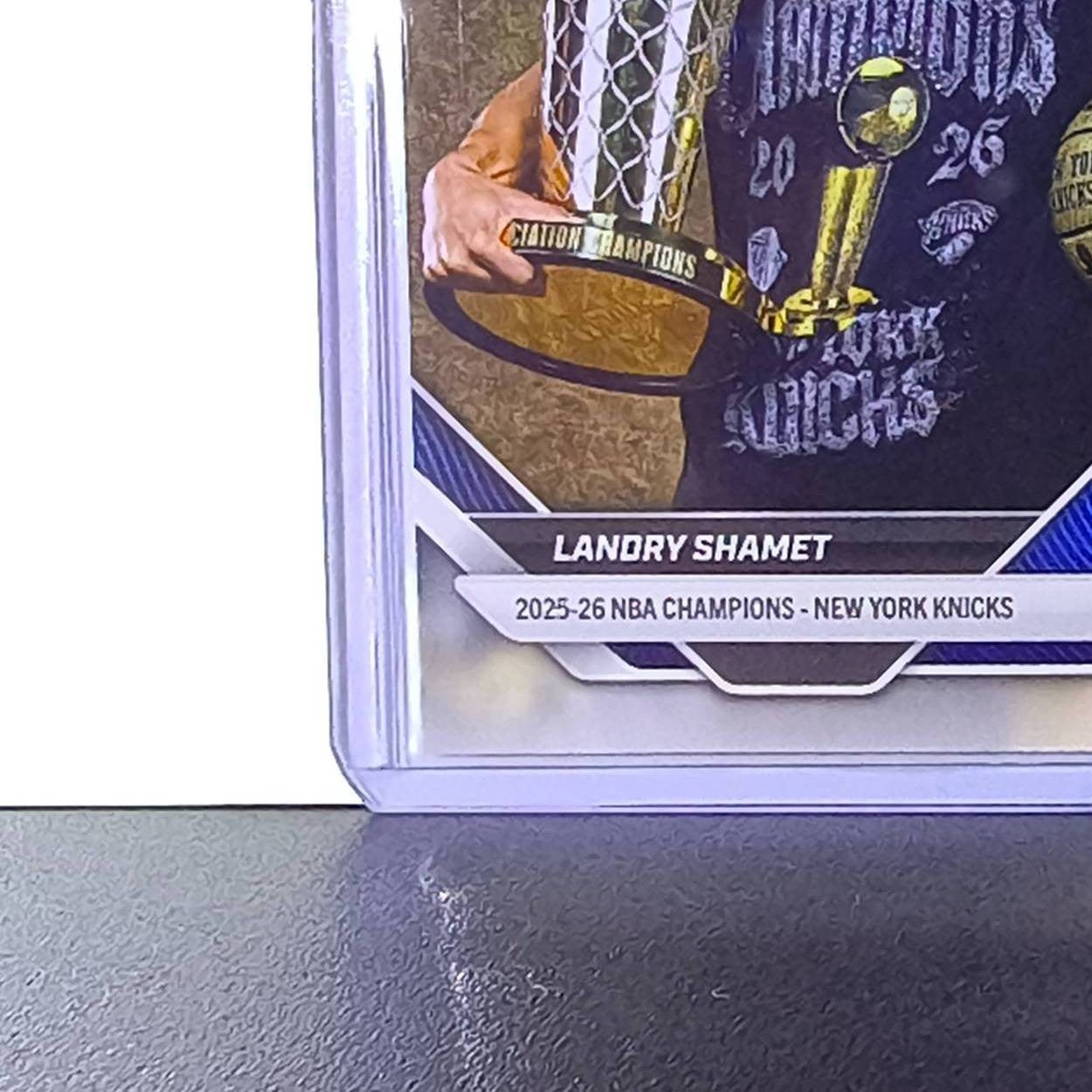 Landry Shamet 2026 Topps Now NBA Champions #C6-SP Card New York Knicks