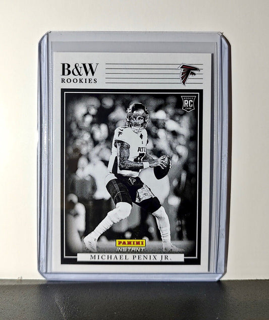 Michael Penix Jr Rookie 2024 Panini NFL 6 Black & White Rookies Falcons 1 of 680