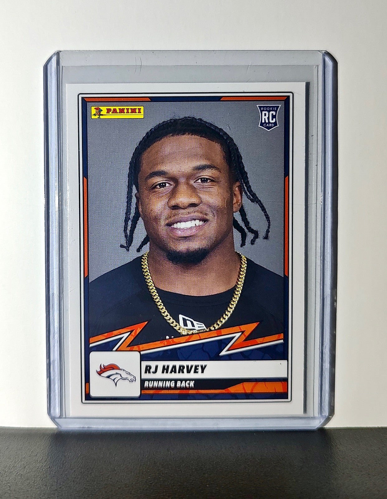RJ Harvey Rookie 2025 Panini NFL #89 Sticker Card Denver Broncos