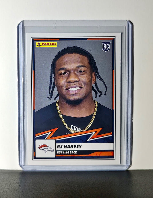 RJ Harvey Rookie 2025 Panini NFL #89 Sticker Card Denver Broncos