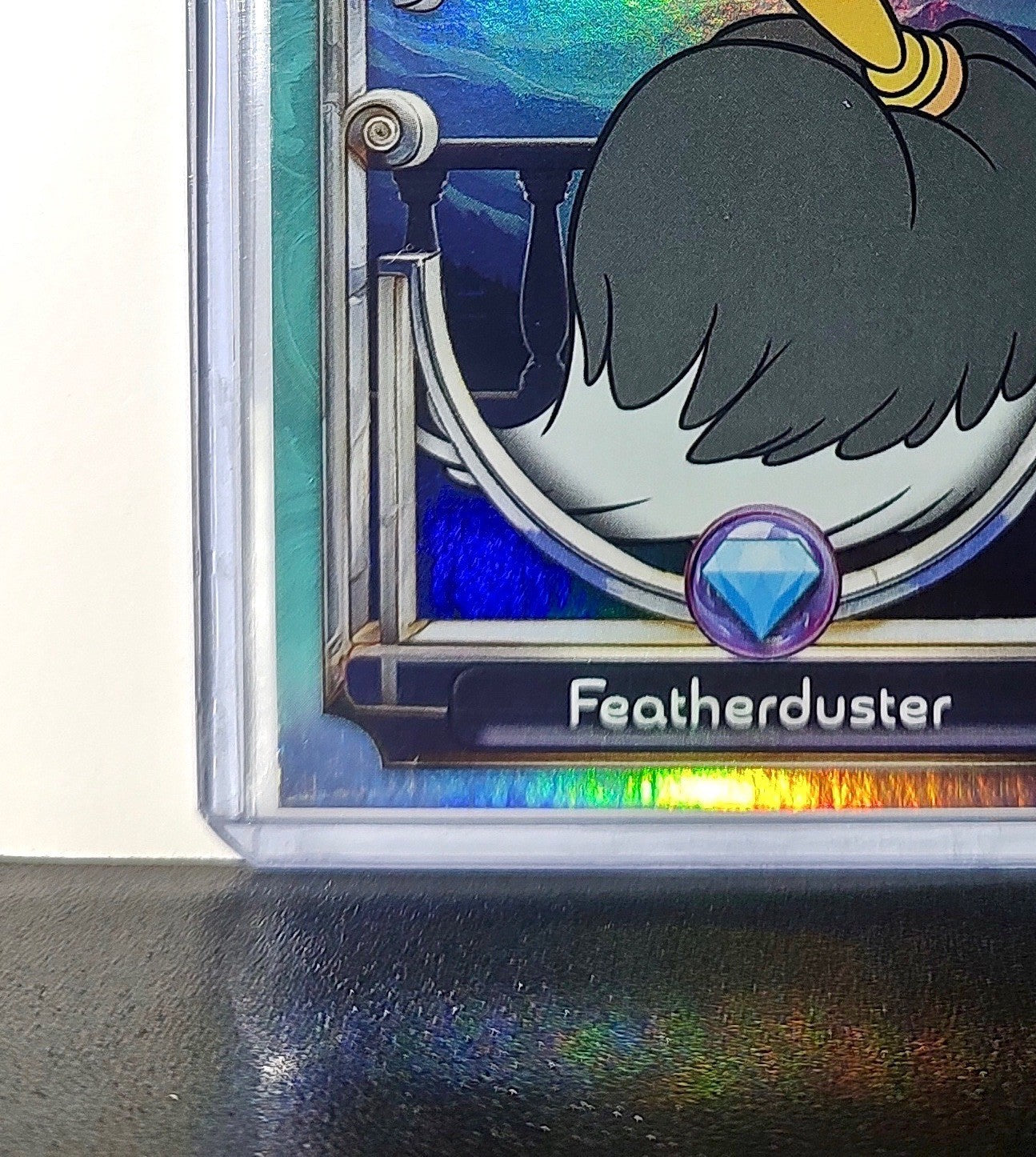 Featherduster 2025 Topps Disney Wonder #129 Diamond Card Beauty and the Beast