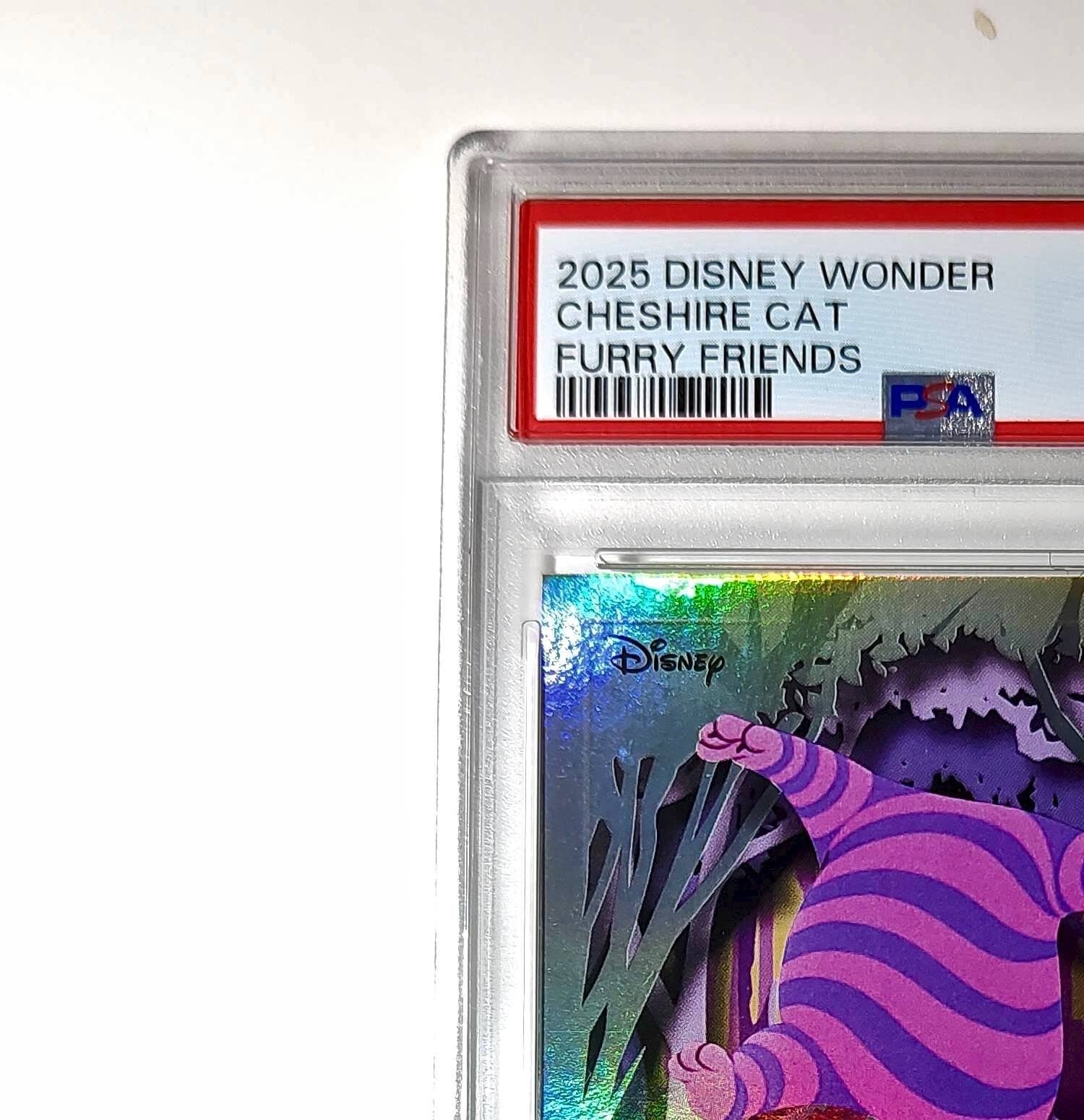 Cheshire Cat 2025 Topps Disney #FF-6 Furry Friends Card PSA 9