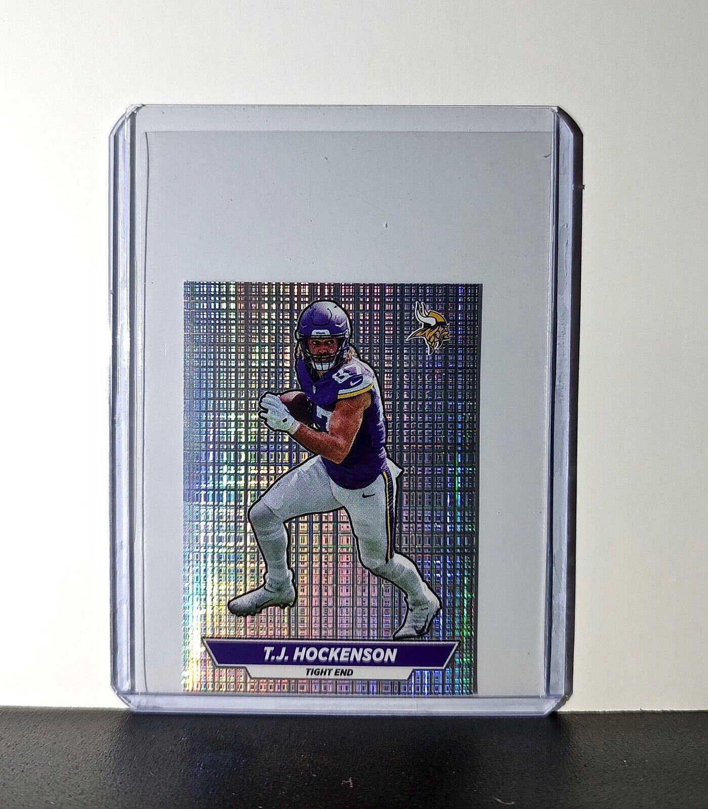 T.J. Hockenson 2024 Panini NFL Sticker #420 Foil Minnesota Vikings