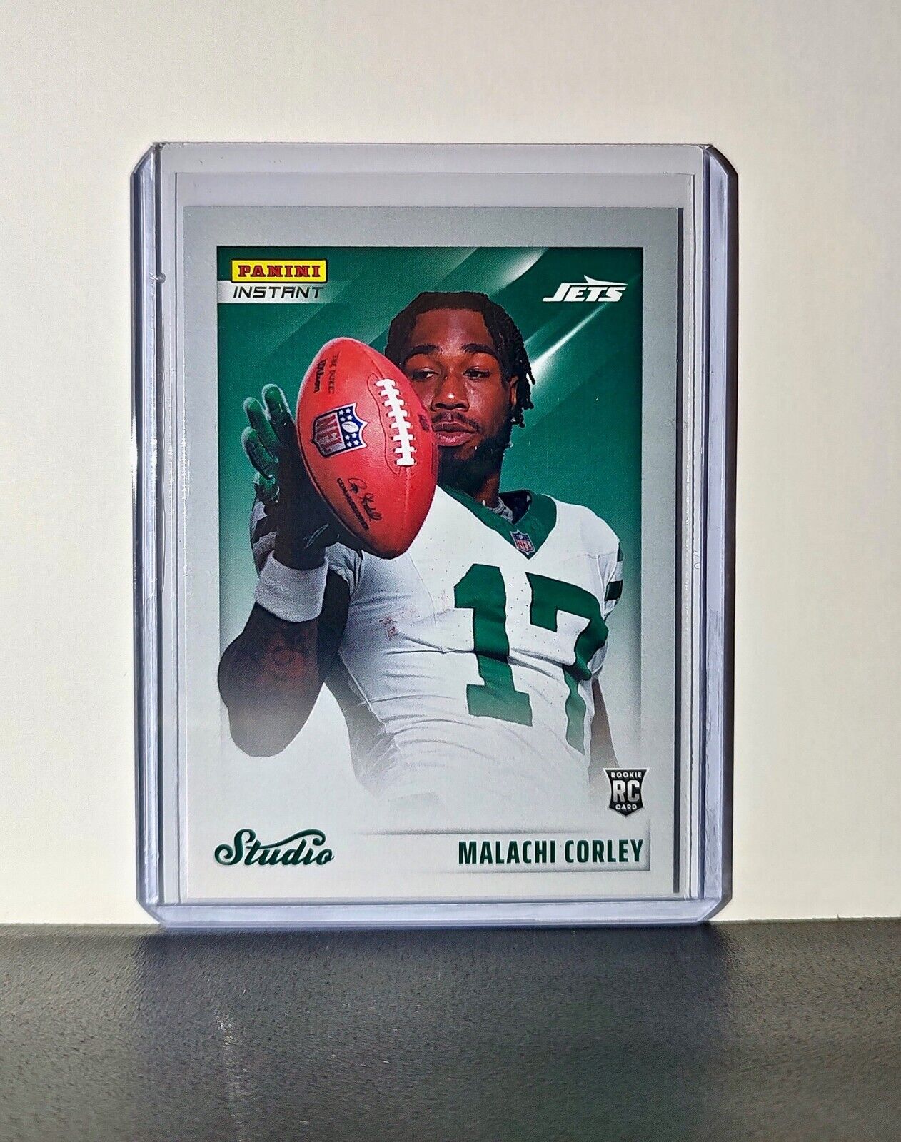 Malachi Corley 2024 Panini NFL Studio Rookies #21 Card New York Jets 1/1672