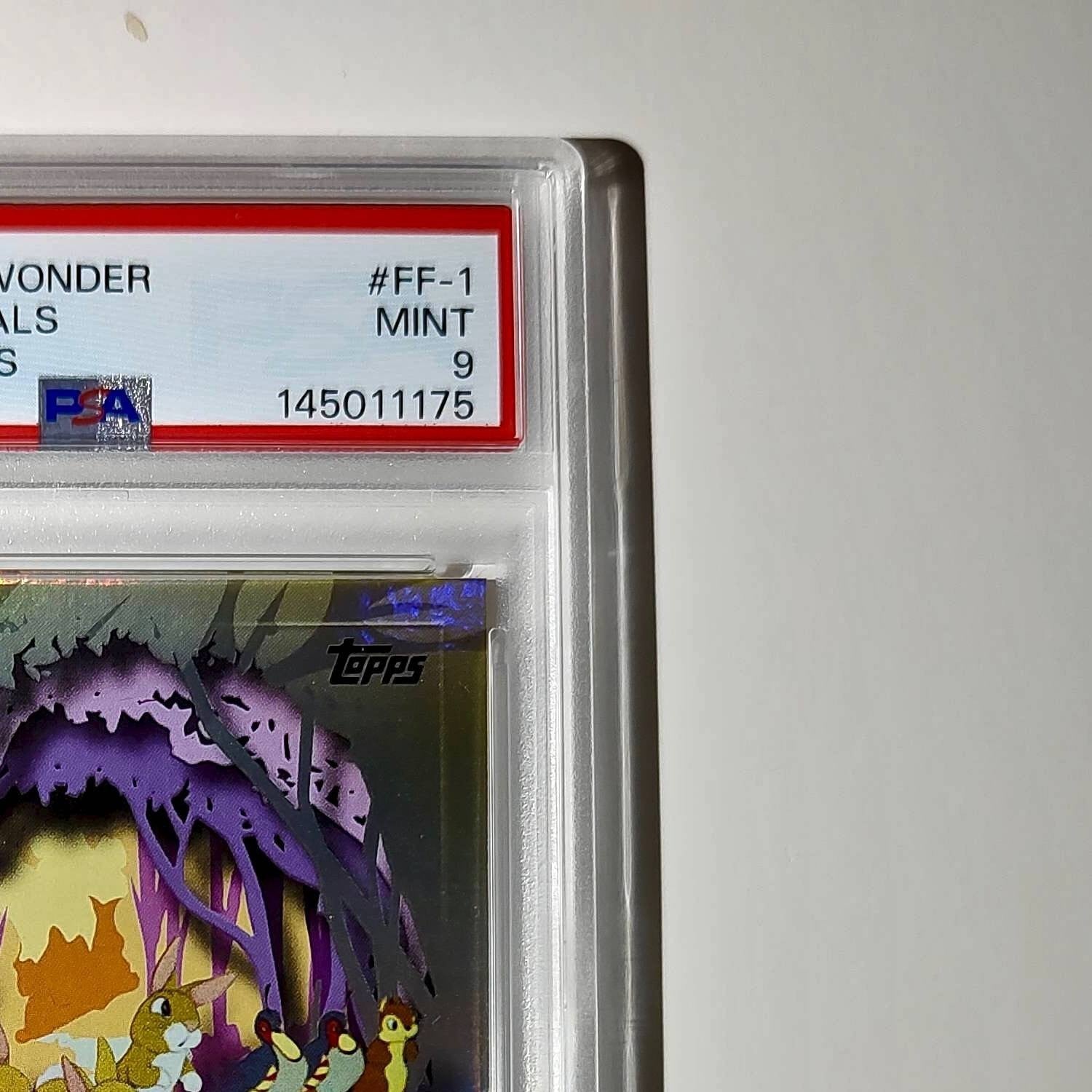 Forest Animals 2025 Topps Disney 2025 Topps Disney #FF-1 Furry Friends PSA 9