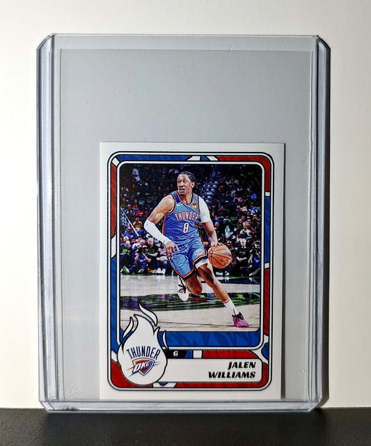 Jalen Williams 2024-25 Panini NBA #413 Sticker Card Oklahoma City Thunder