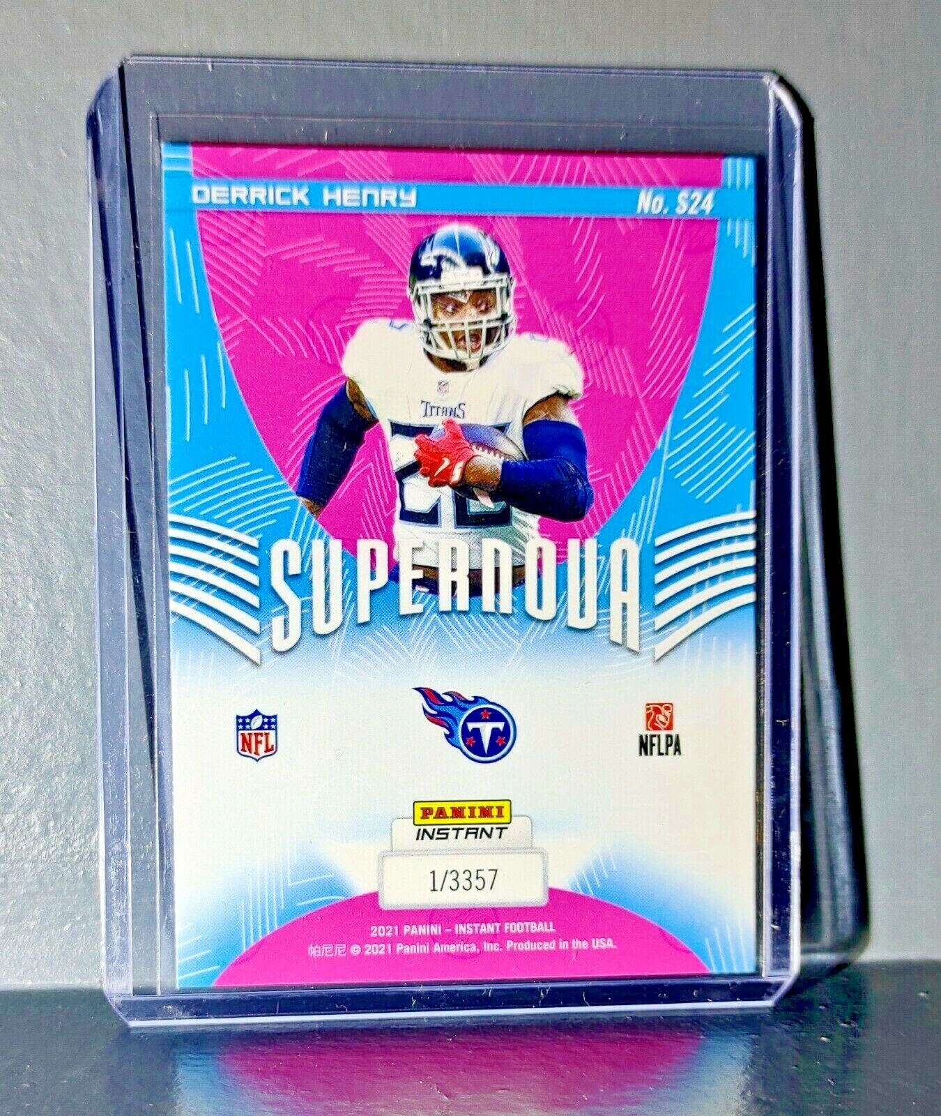 Derrick Henry 2021 Panini NFL Instant Supernova #24 Football Card 1 of 3357