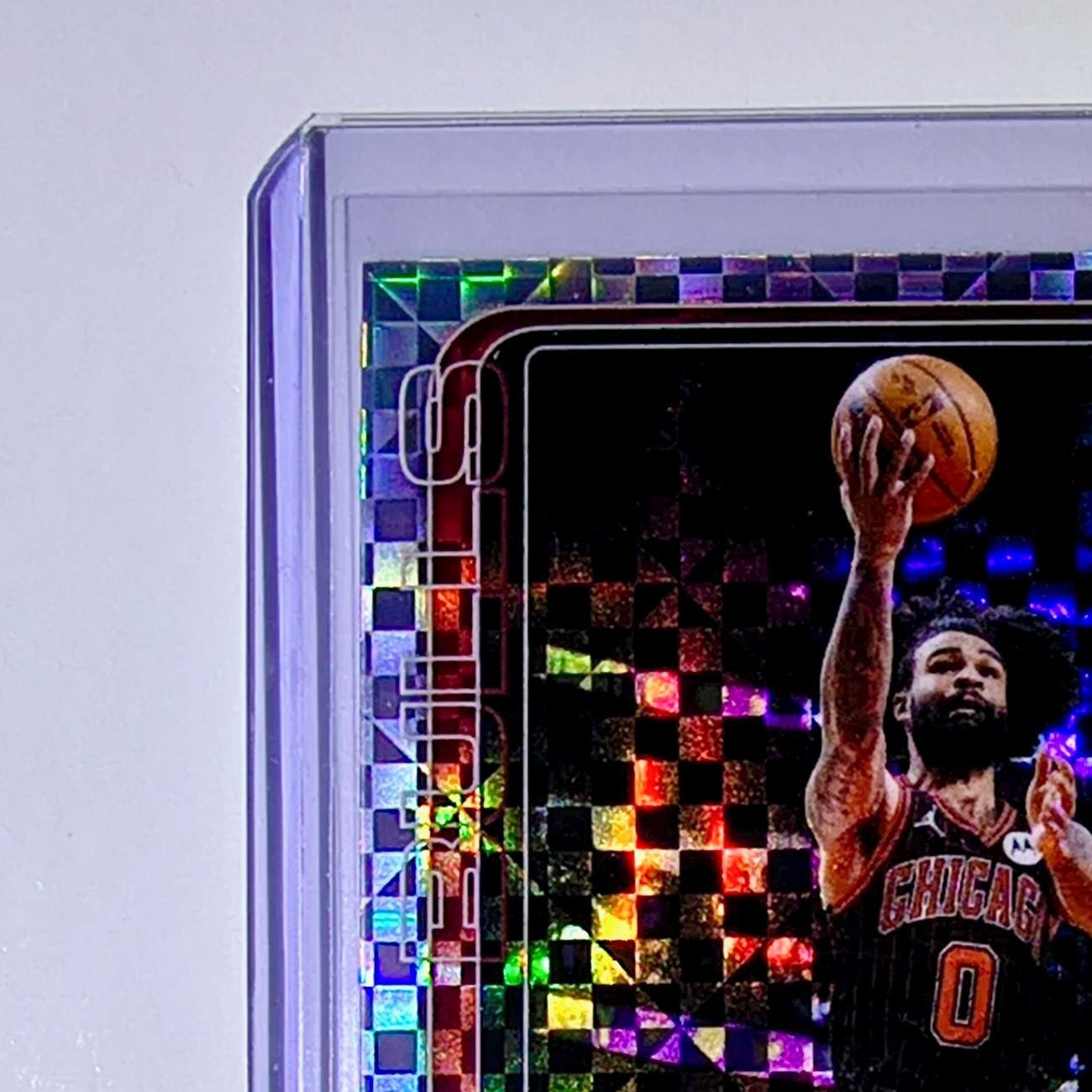 Coby White 2025-26 NBA Topps Chrome Update X-Fractor #93 Card Chicago Bulls
