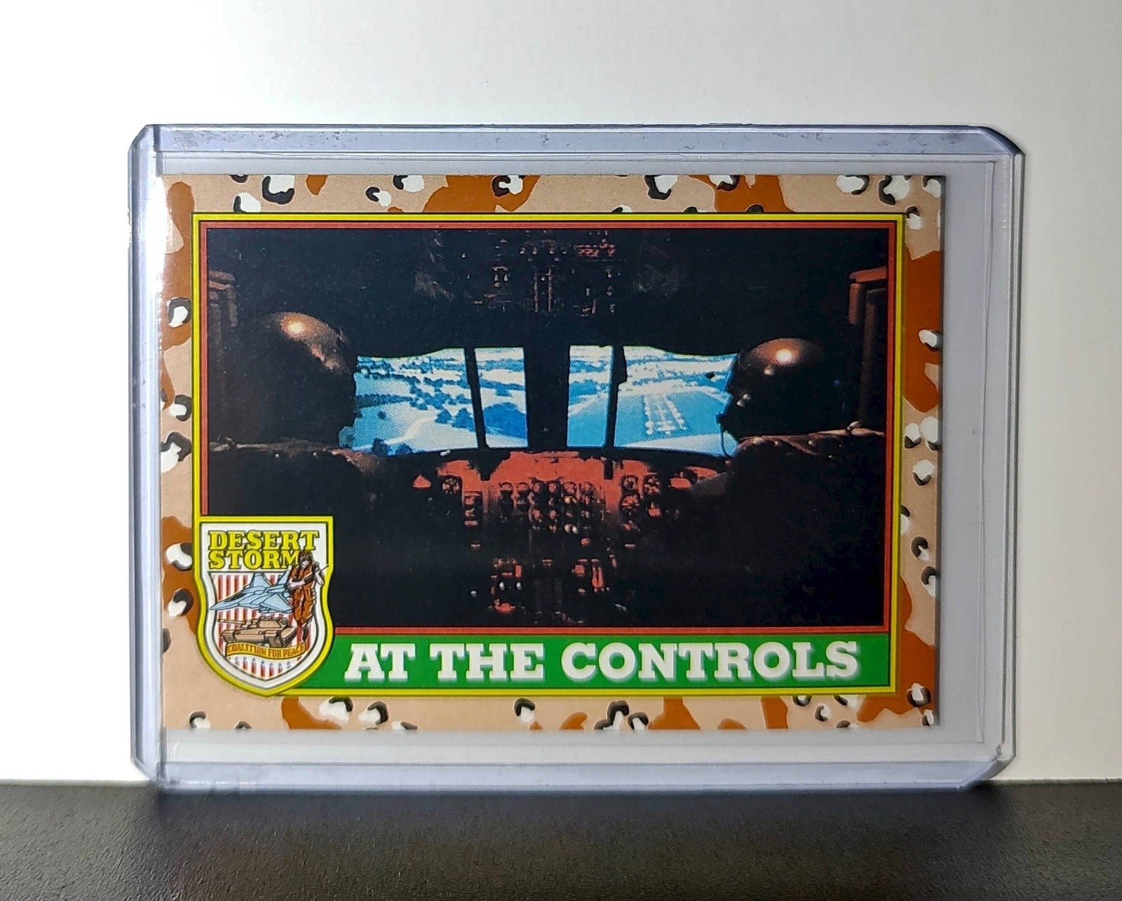 At the Controls 1991 Topps Desert Storm #65 Card