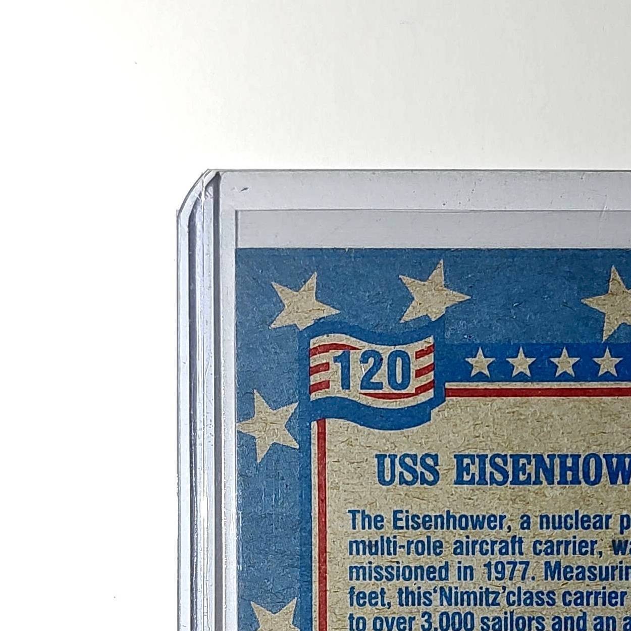 USS Dwight D. Eisenhower 1991 Topps Desert Storm #120 Card