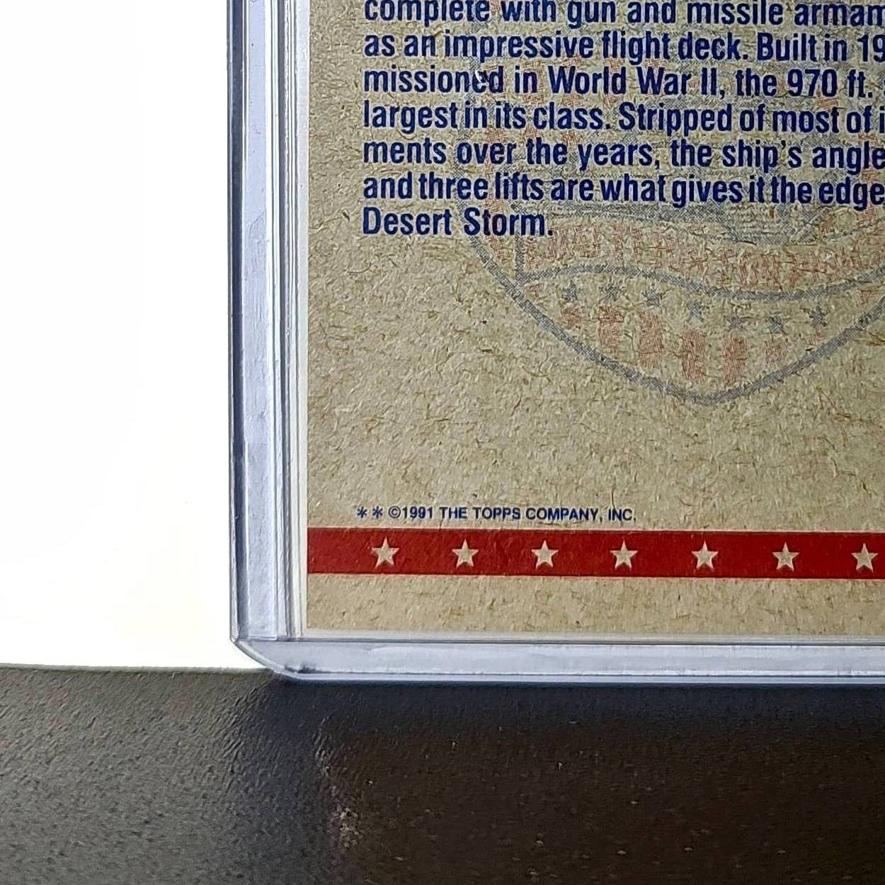 USS Midway 1991 Topps Desert Storm #56 Card
