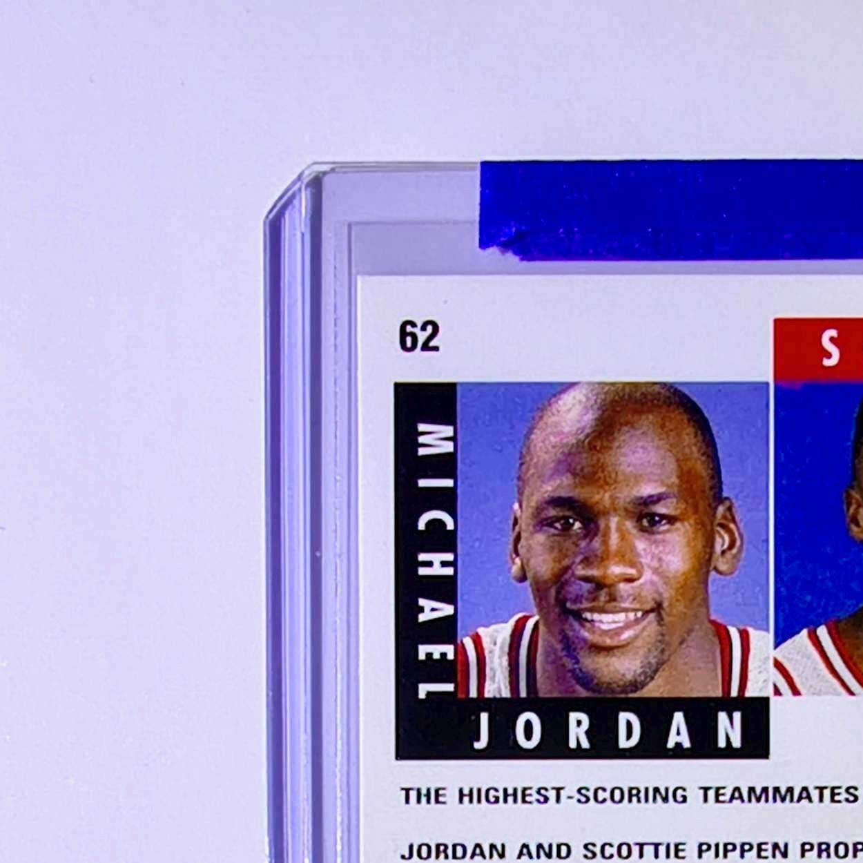 Michael Jordan Scottie Pippen 1992-93 Upper Deck Scoring Threats #62 Card Bulls