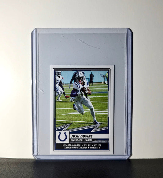 Josh Downs 2025 Panini NFL #190 Sticker Indianapolis Colts
