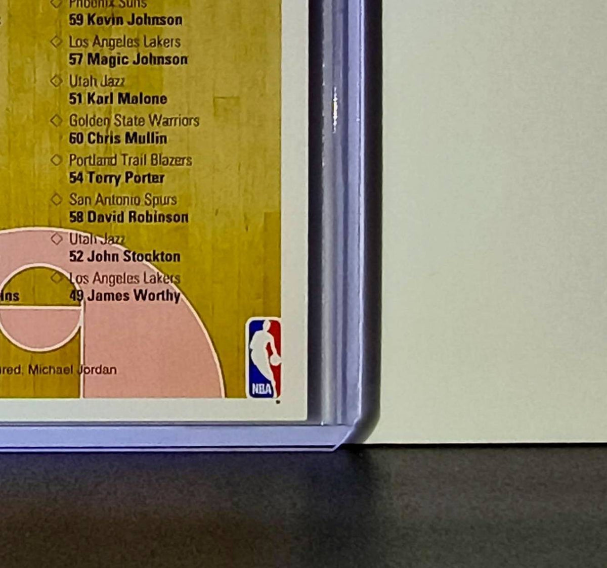 Michael Jordan 1991-92 Upper Deck All-Star Checklist #48 Card Chicago Bulls