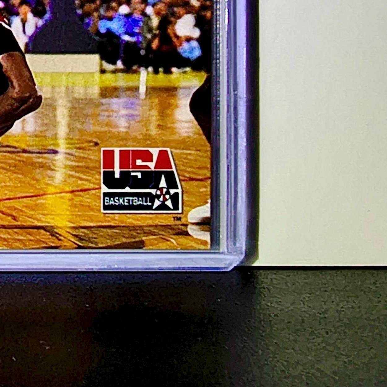 Michael Jordan Magic Johnson 1992-93 Skybox USA Basketball #105 Card Bulls