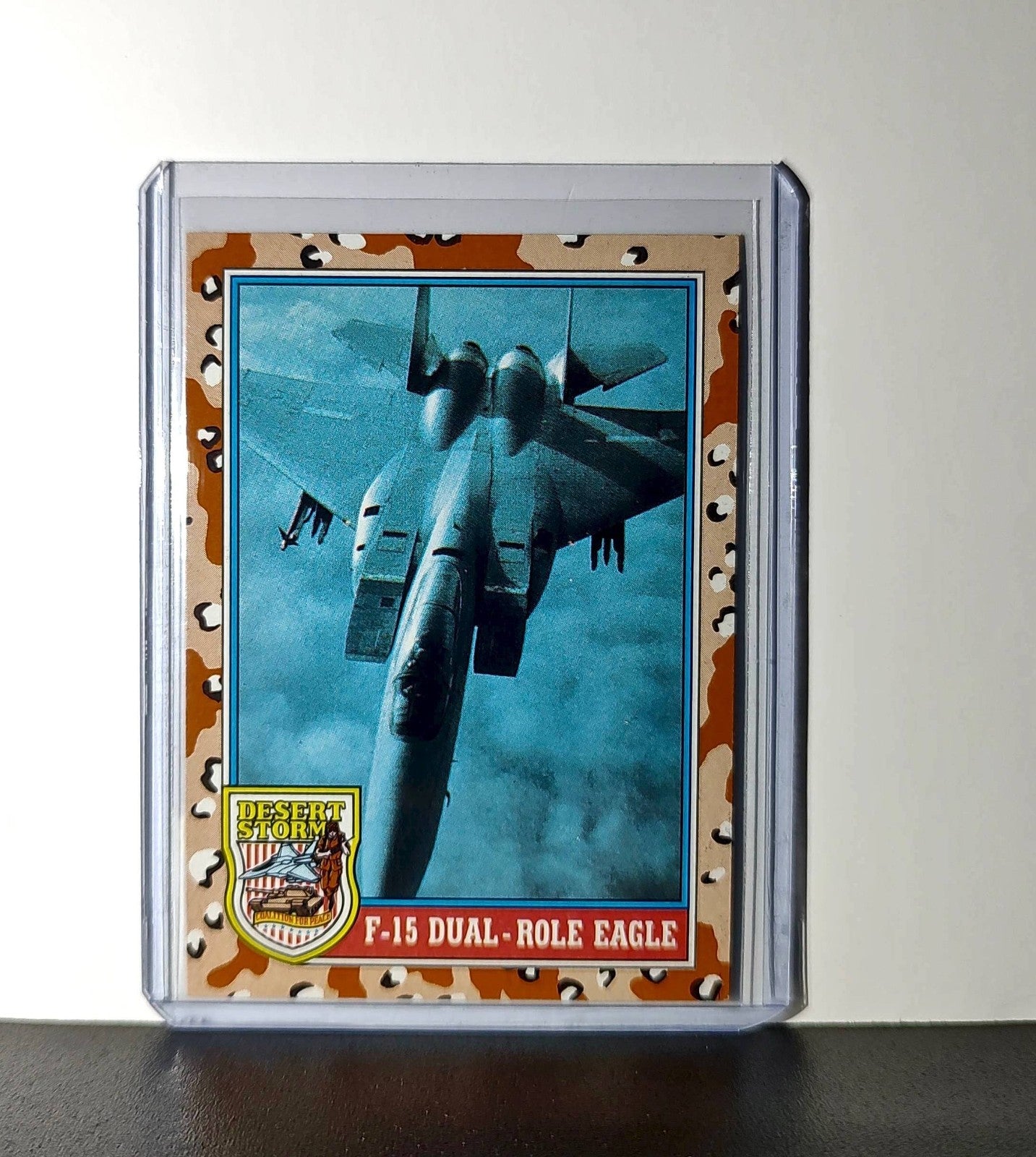 F-15 Dual-Role Eagle 1991 Topps Desert Storm #117 Card