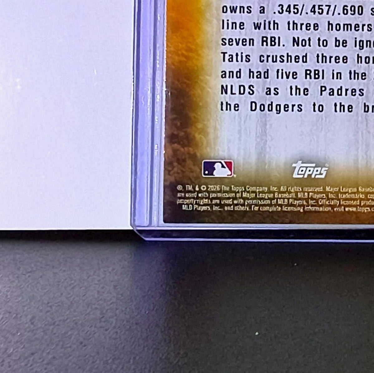 Fernando Tatis Jr. 2026 Topps Update Autumn Ascensions MLB #AA-29 Card Padres