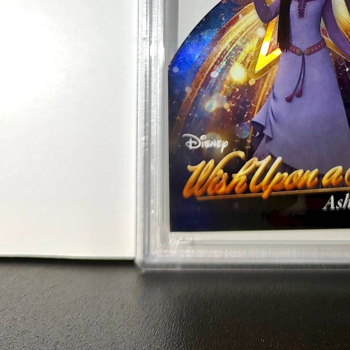 Asha 2025 Topps Chrome Disney #W-18 Wish Upon A Star Die Cut Card Wish PSA 9