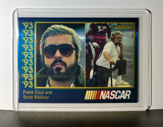 Frank Cicci / Scott Welliver 1993 Maxx Premier Plus Racing #123 NASCAR Card