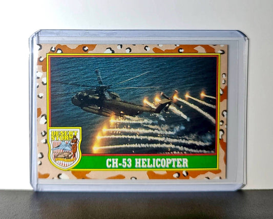 CH-53 Sea Stallion Helicopter 1991 Topps Desert Storm #9 Card