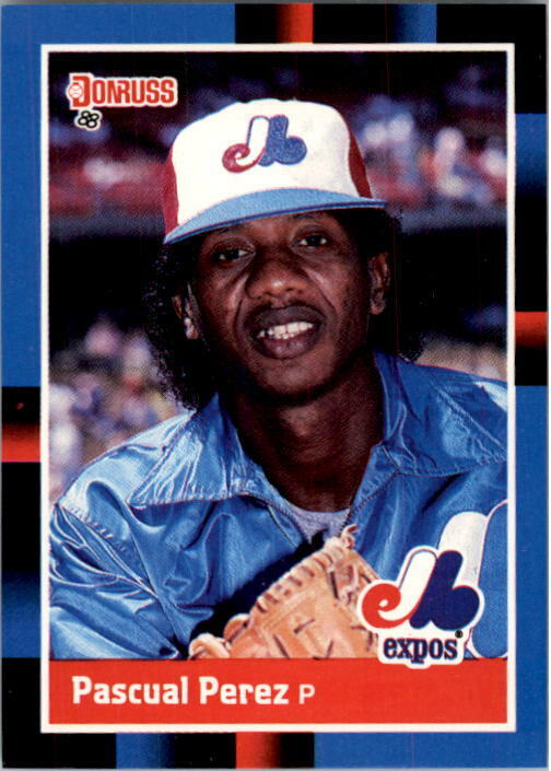 1988 Pascual Perez Donruss Baseball Card #591