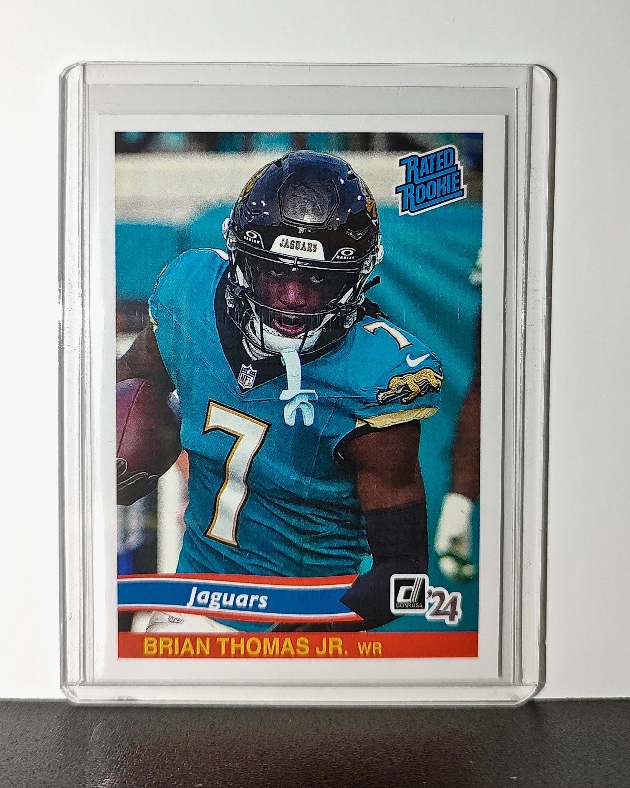 Brian Thomas Jr. Rookie 2024 Panini Rated Rookie Retro NFL #17 Jaguars 1 of 890
