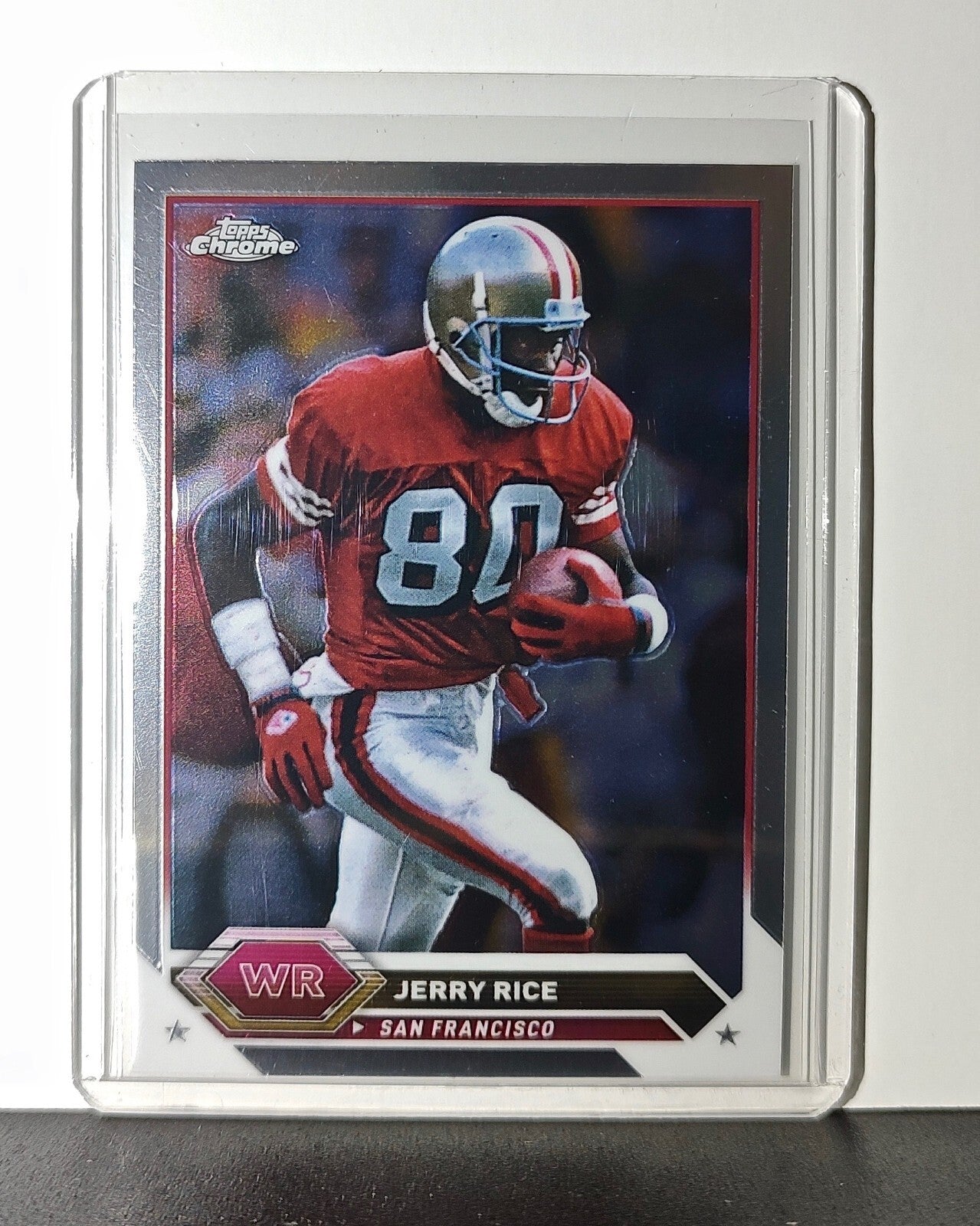Jerry Rice 2023 Topps Chrome NFL #17 Card San Francisco 49ers