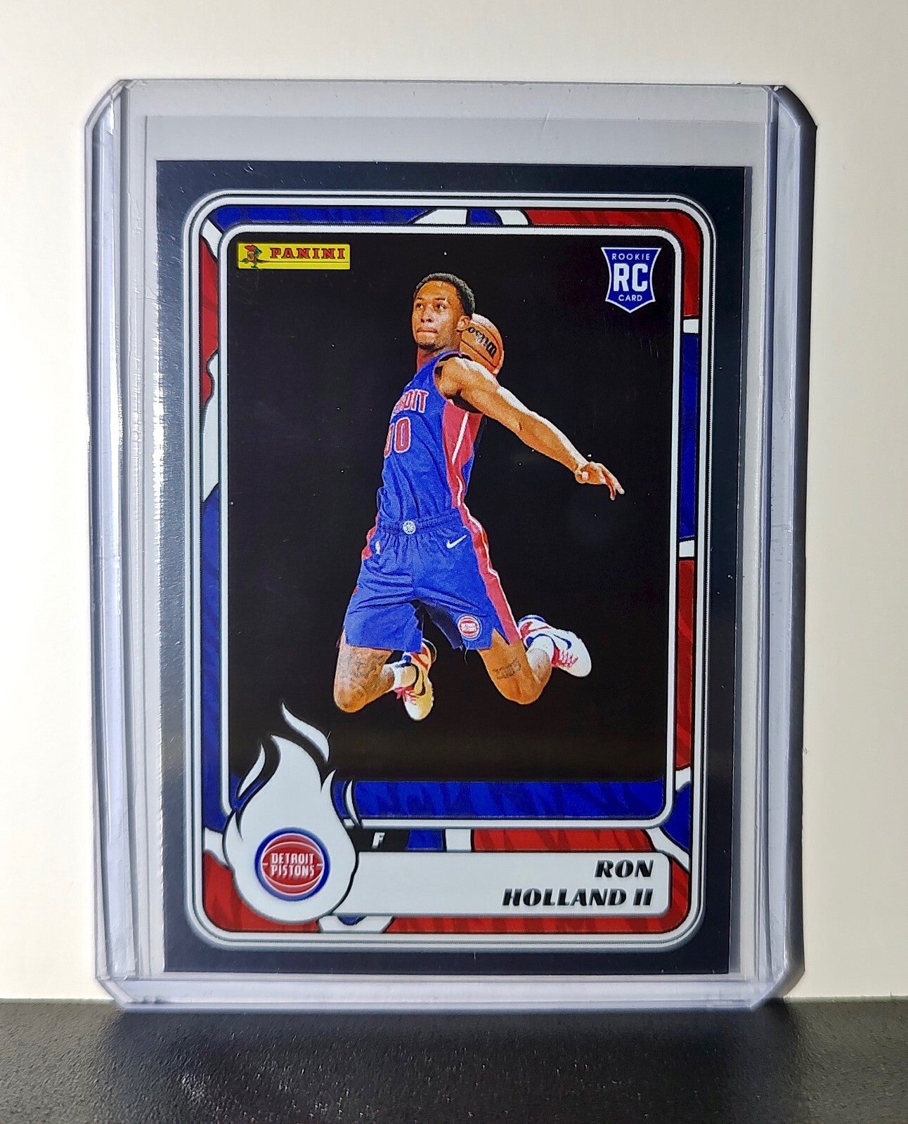 Ron Holland II Rookie 2024-25 Panini NBA #75 Foil Sticker Card Detroit Pistons