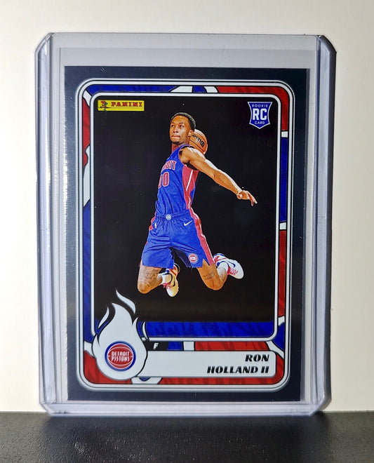 Ron Holland II Rookie 2024-25 Panini NBA #75 Foil Sticker Card Detroit Pistons