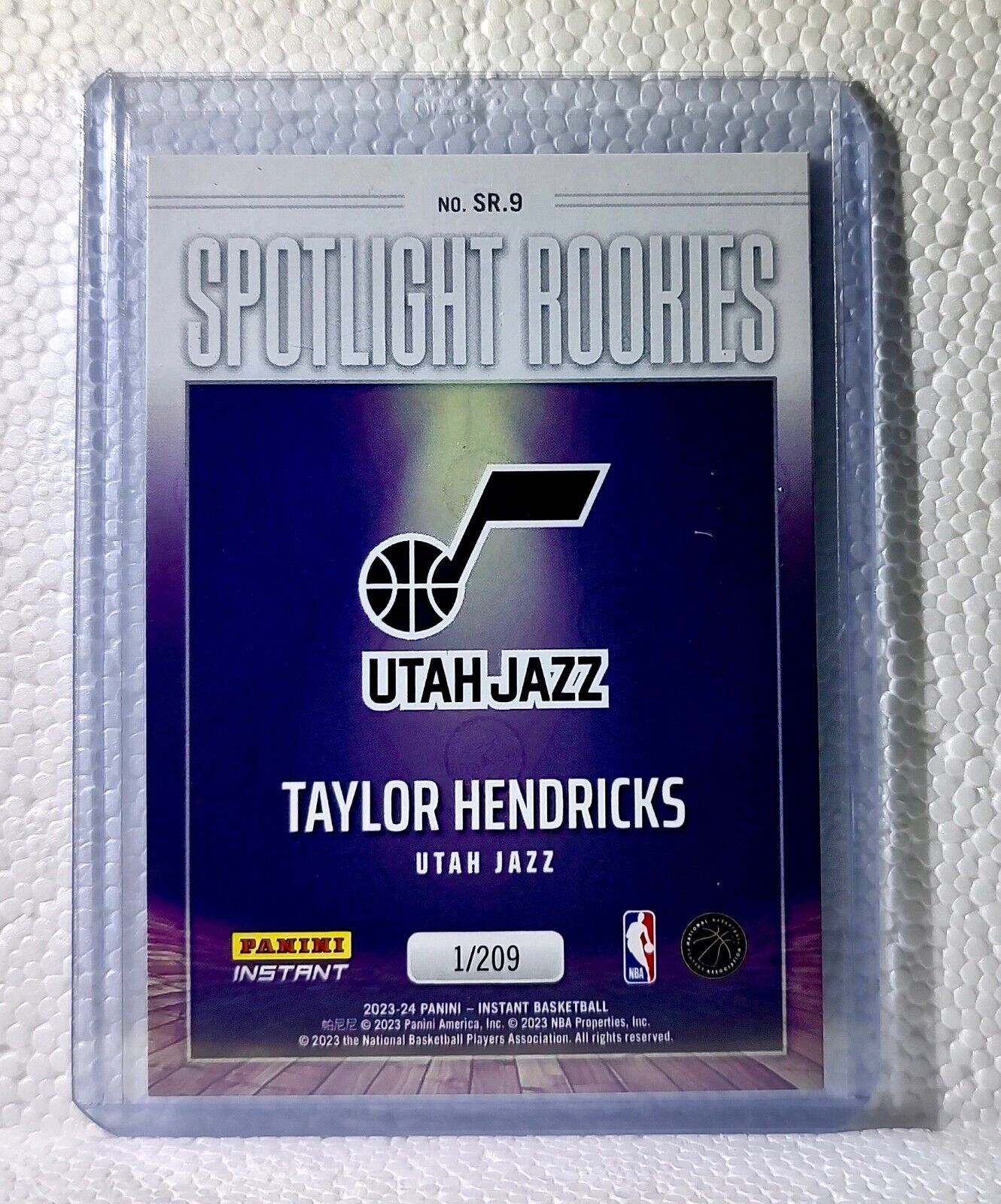 Taylor Hendricks 2023-24 Panini #9 NBA Spotlight Rookies Basketball Card 1/209