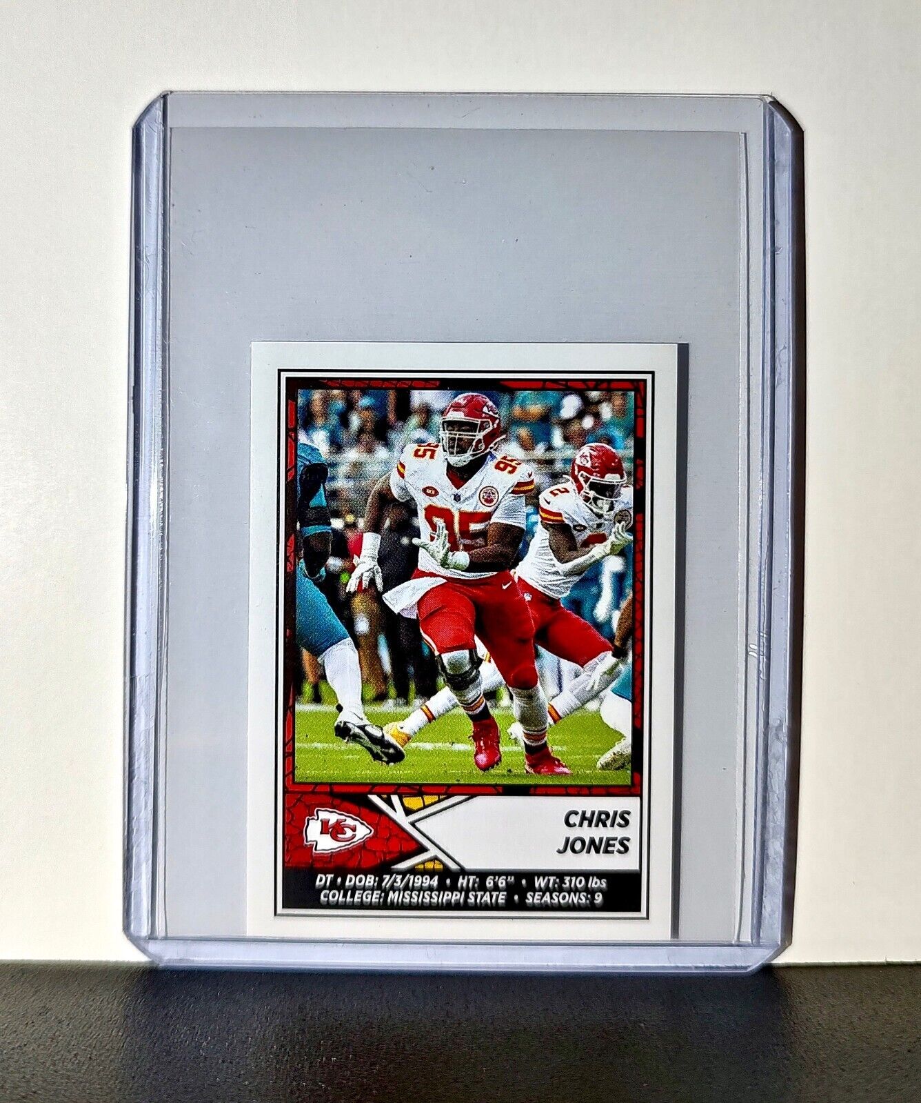 Chris Jones 2024 Panini NFL Sticker #256 Kansas City Chiefs
