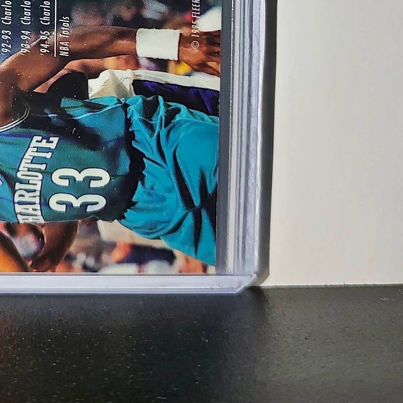 Alonzo Mourning 1995-96 Flair NBA #14 Card Charlotte Hornets