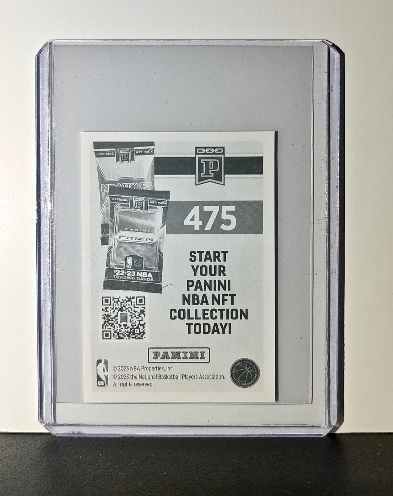Blake Wesley 2023-24 Panini NBA #475 Sticker San Antonio Spurs