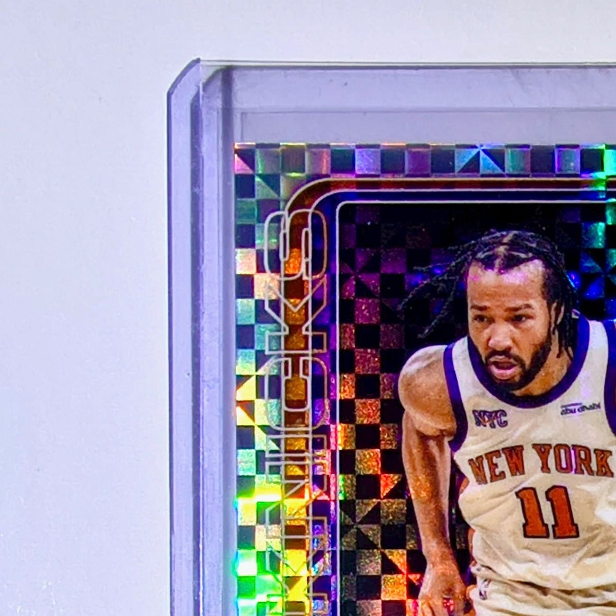 Jalen Brunson 2025-26 NBA Topps Chrome Update X-Fractor #20 Card New York Knicks