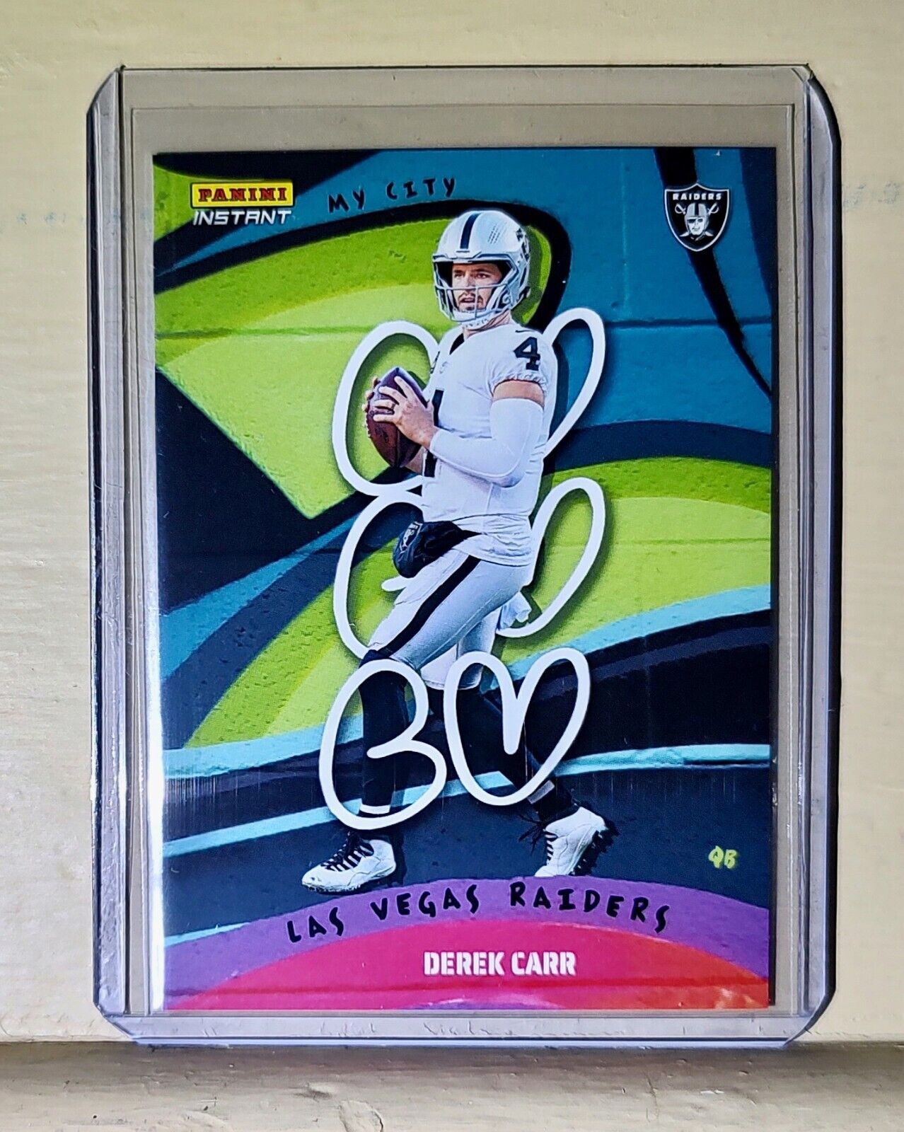 Derek Carr 2022 Panini NFL MyCity #17 Football Card 1/1860