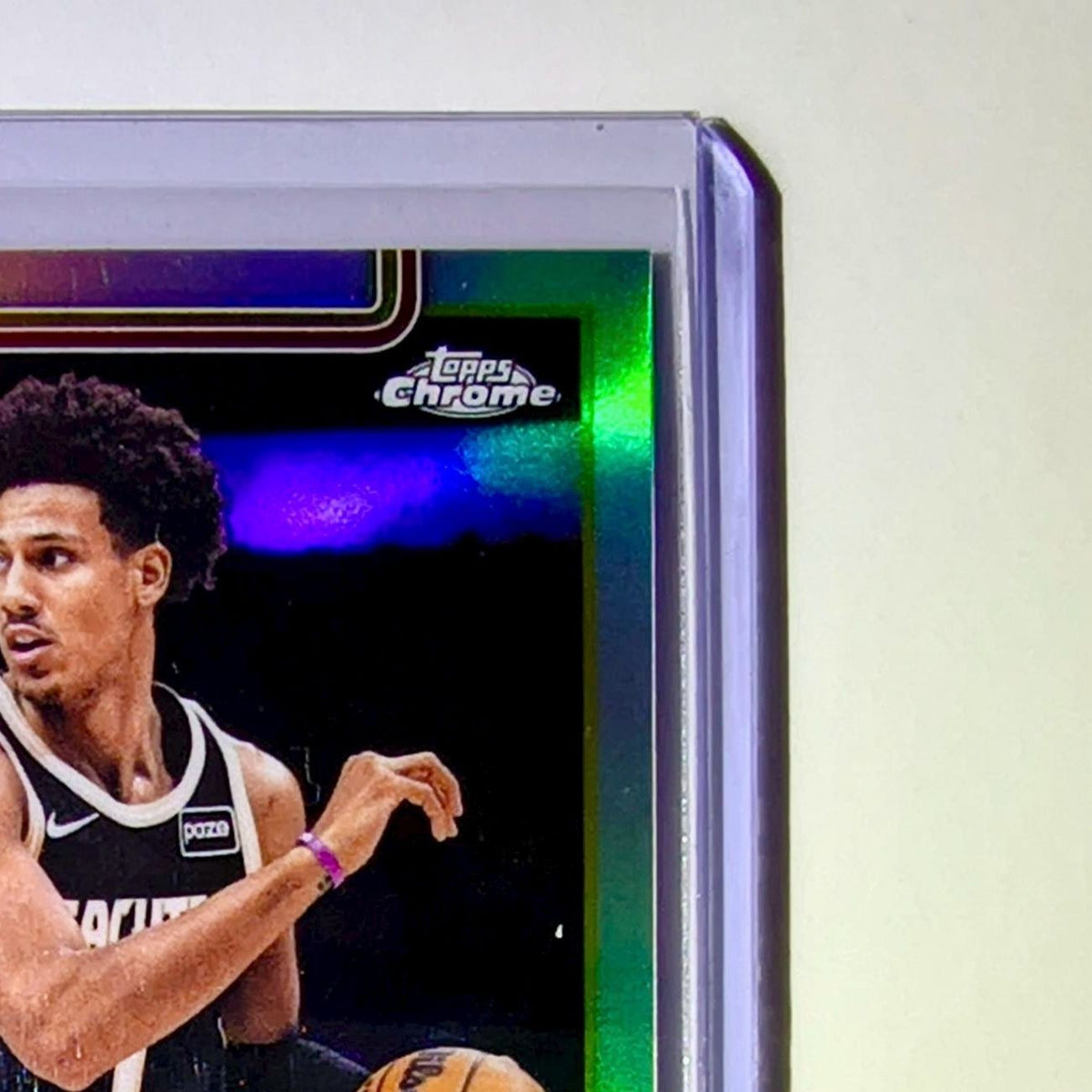 Jalen Johnson 2025-26 NBA Topps Chrome Update Refractor #49 Card Atlanta Hawks