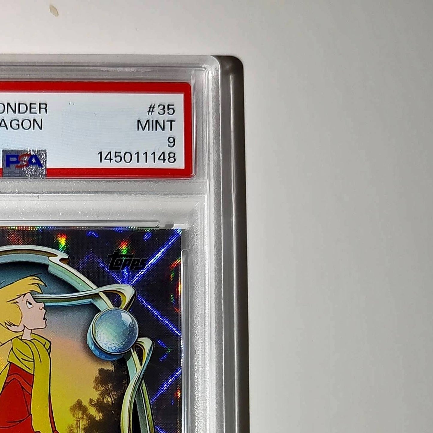 Arthur Pendragon 2025 Topps Disney #35 Winter The Sword in the Stone PSA 9