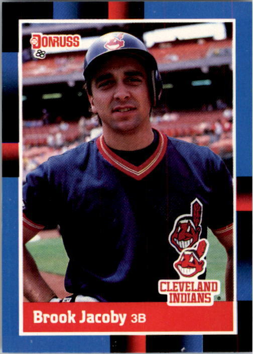 1988 Brook Jacoby Donruss Baseball Card #131