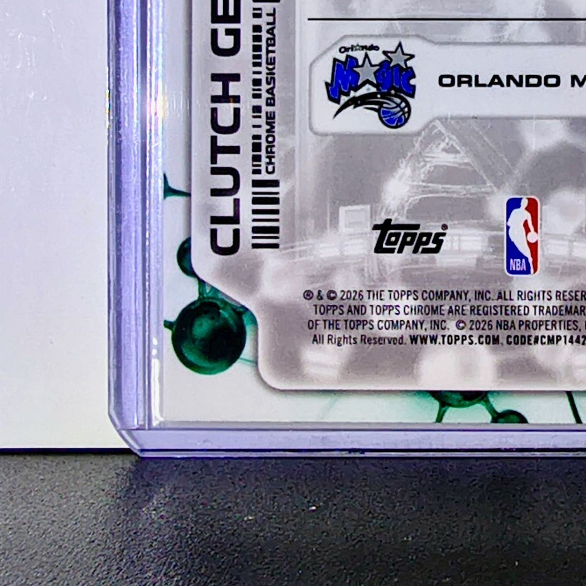 Tracy McGrady 2025-26 NBA Topps Chrome Update Clutch Gene #CG-25 Card Magic