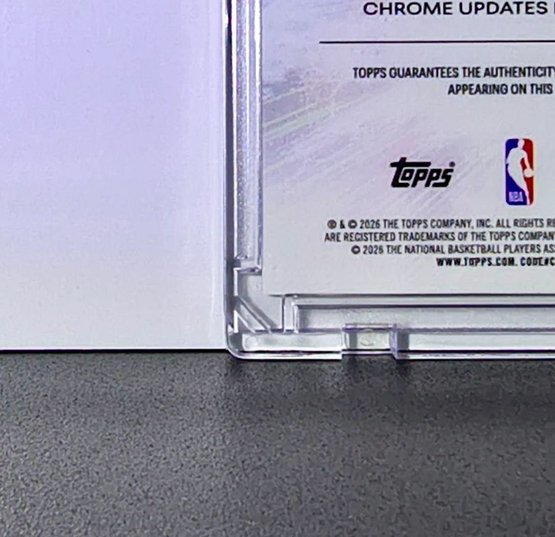 Kyshawn George 2025-26 NBA Topps Chrome Update #HM-KG Havoc Marks Refractor Auto