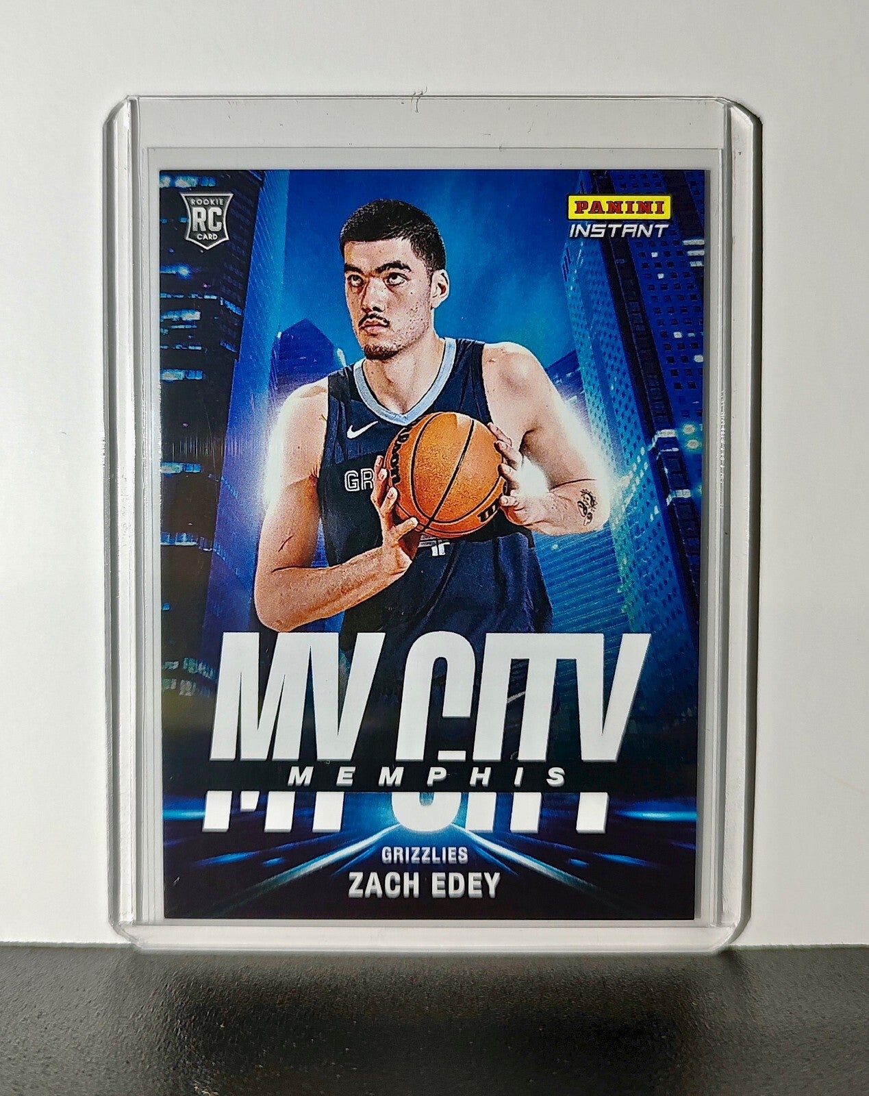 Zach Edey Rookie 2024-25 Panini MyCity NBA #26 Basketball Card Grizzlies 1/268