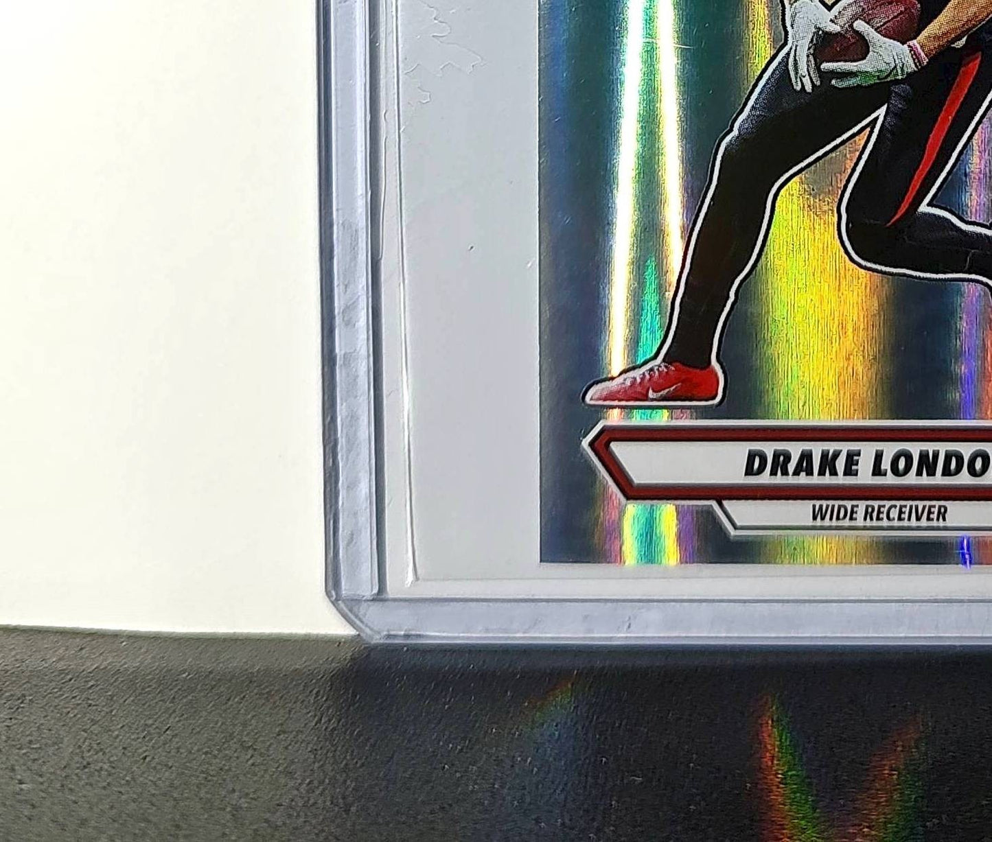 Drake London 2025 Panini NFL #423 Foil Sticker Atlanta Falcons