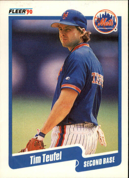 1990 Tim Teufel Fleer Baseball Card #218