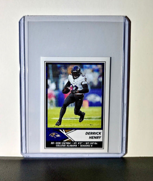 Derrick Henry 2024 Panini NFL Sticker #108 Baltimore Ravens