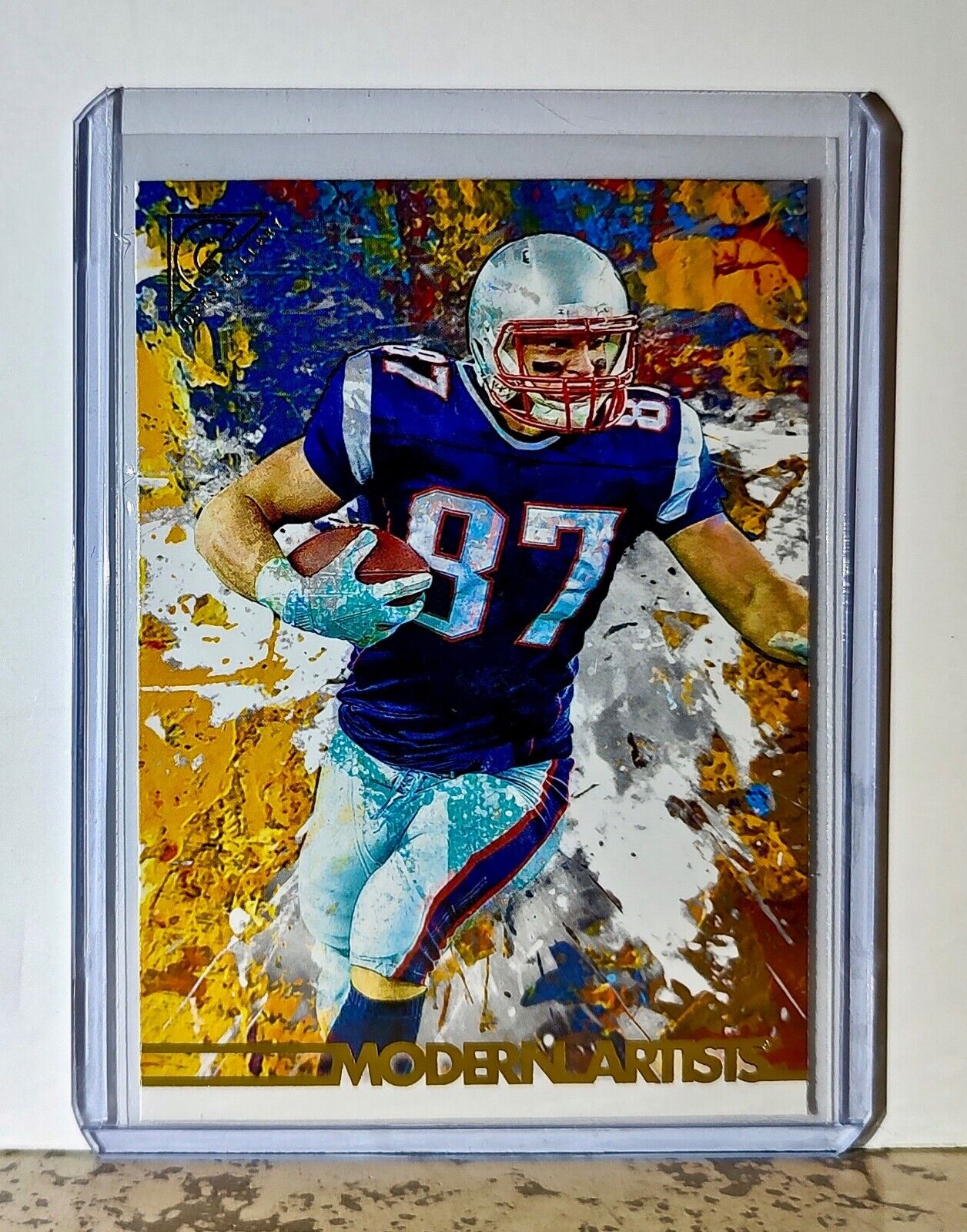 Rob Gronkowski 2023 Topps Gallery Modern Artists NFL #MA-22 Card Patriots