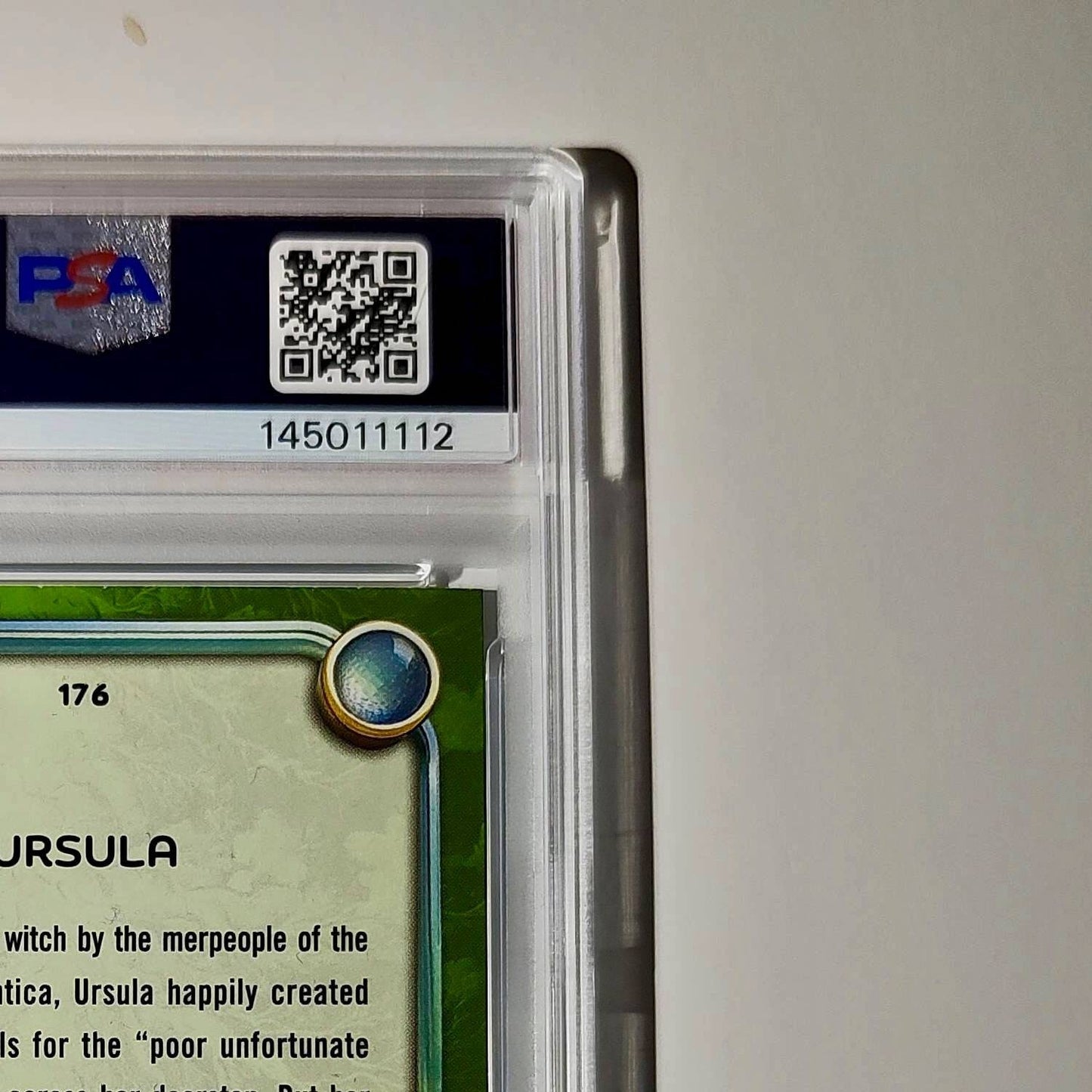 Ursula 2025 Topps Disney Wonder #176 Card The Little Mermaid PSA 10