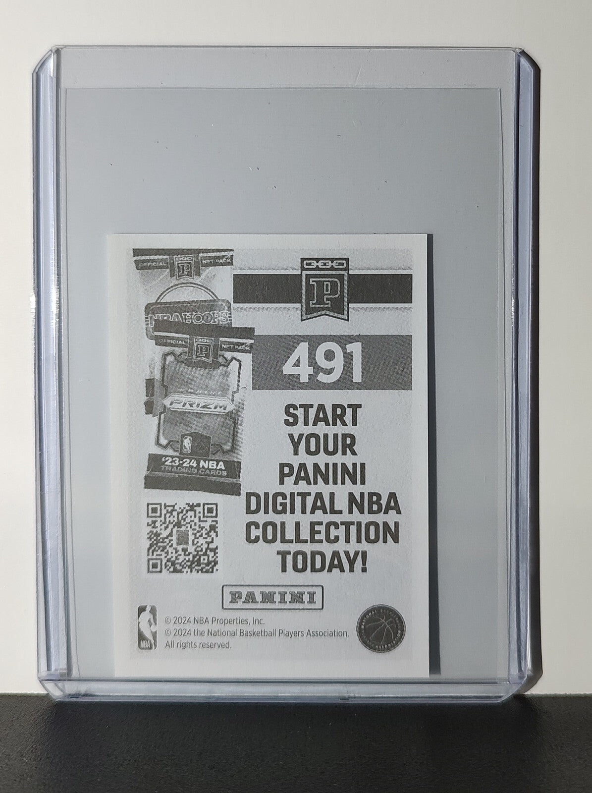 Allen Iverson Legends 2024-25 Panini NBA #491 Sticker Card Philadelphia 76ers